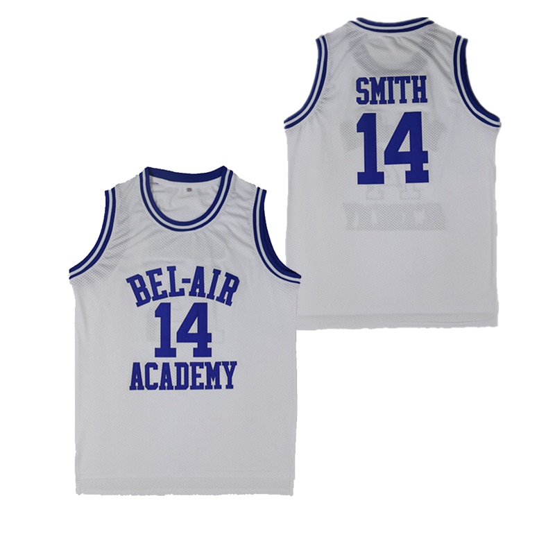 basketball-jerseys-Bad-Boy-BEL-AIR-ACADEMY-14-SMITH-jersey-Embroidery-sewing-sportswear-Hip-hop-culture-5